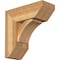 Ekena Millwork Thorton Slat Rough Sawn Bracket w/ Offset Brace, Western Red Cedar, 8"W x 20"D x 20"H BKT0806X20X20THR06RWR - alternate 1